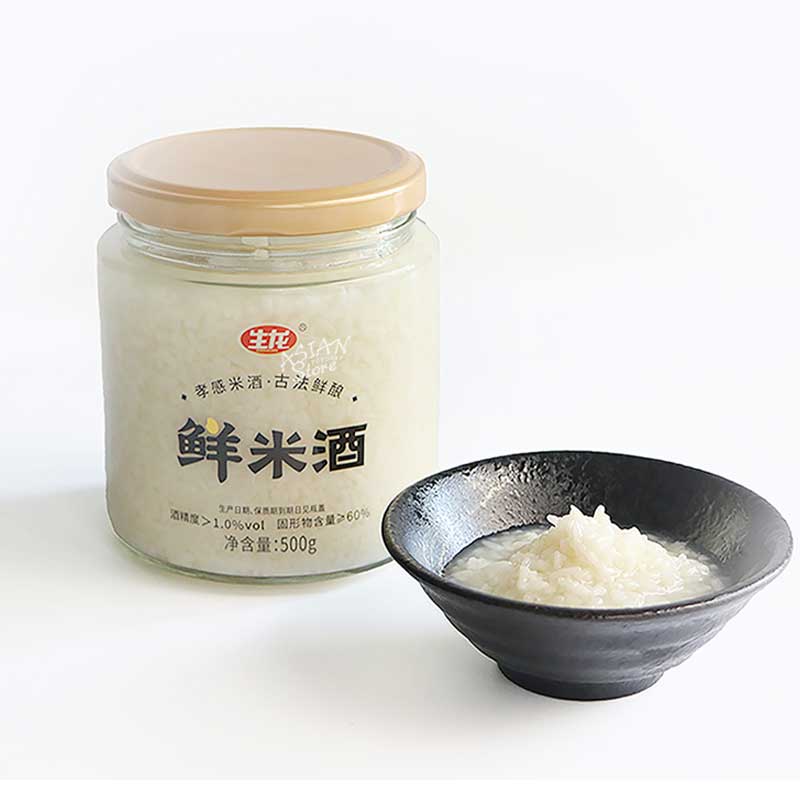 【常温便】三明チューニャン 発酵もち米（瓶入り）/生龍鮮米酒500g