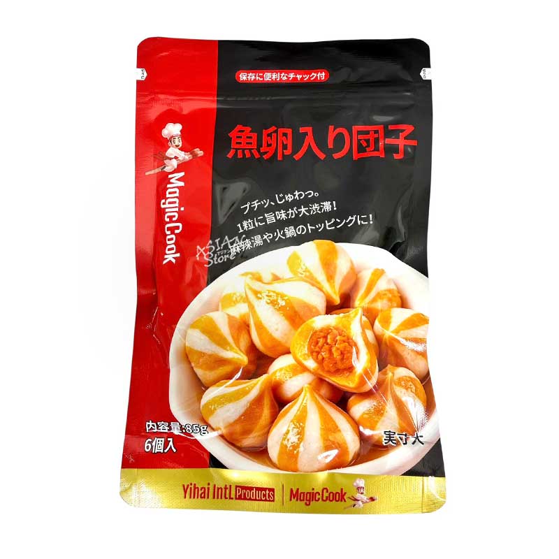 【常温便】海底労 魚卵入り団子／海底撈 魚子包 85g（6個入）