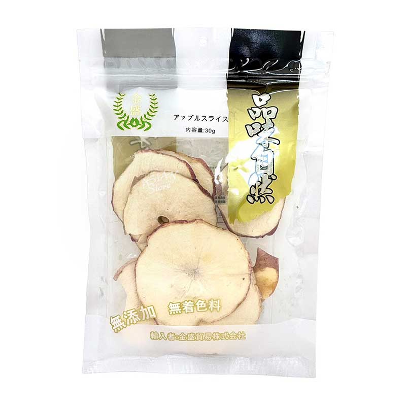 【常温便】KS ドライアップルスライス／金盛 干苹果片 30g
