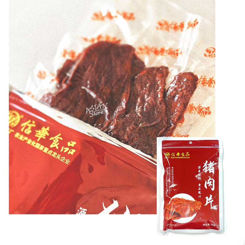 【常温便】ポークジャーキー／信華食品　猪肉片96g