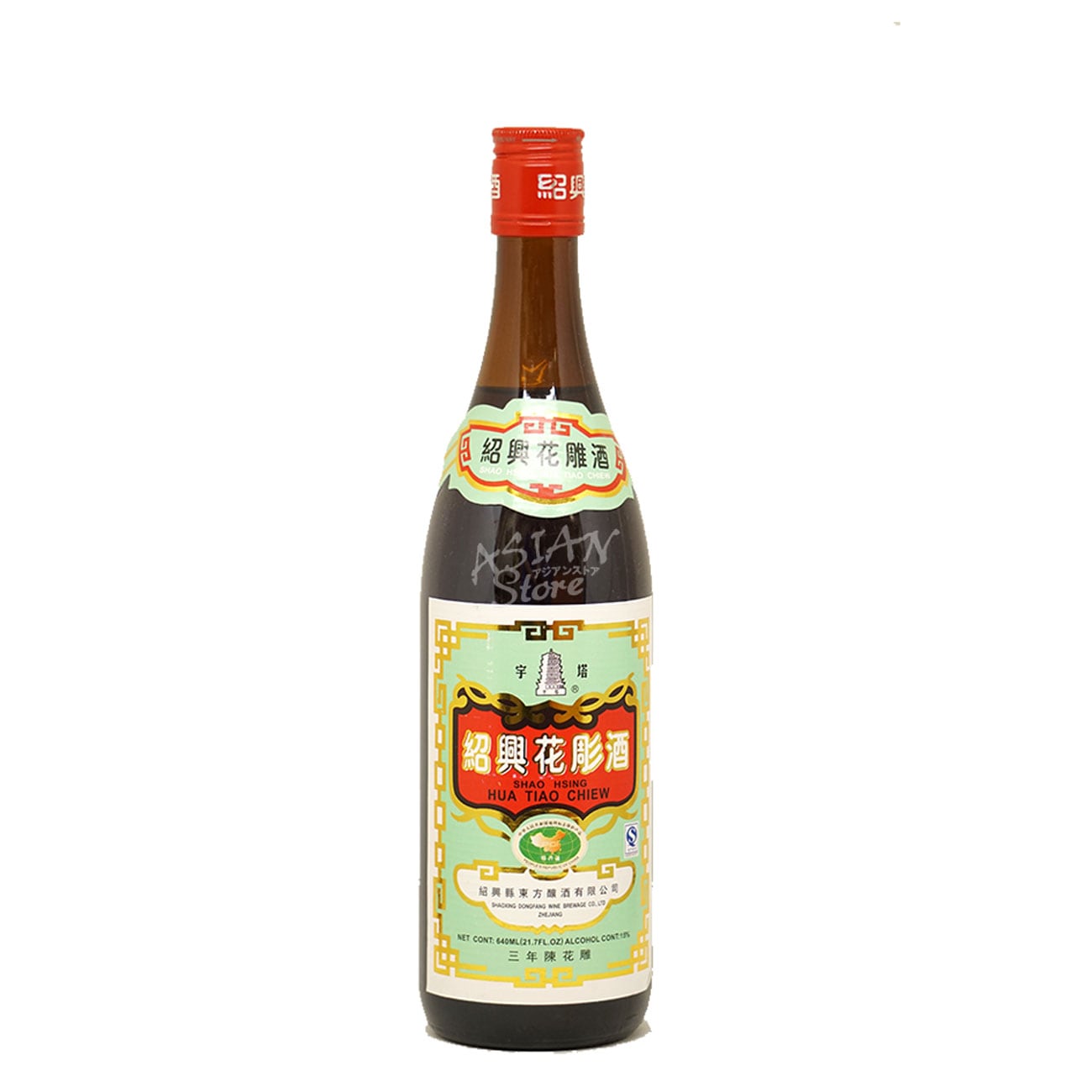 紹興酒 三十年陳醸 花雕酒 紹興酒 鄭萬利(ﾃﾝﾏﾘ) 30年 陳醸花彫酒 壺入り 15° 998ml ( 2015