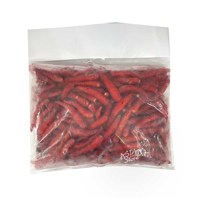 冷凍便】ベトナム産冷凍唐辛子／越南凍紅尖椒500g｜業務用サイズ