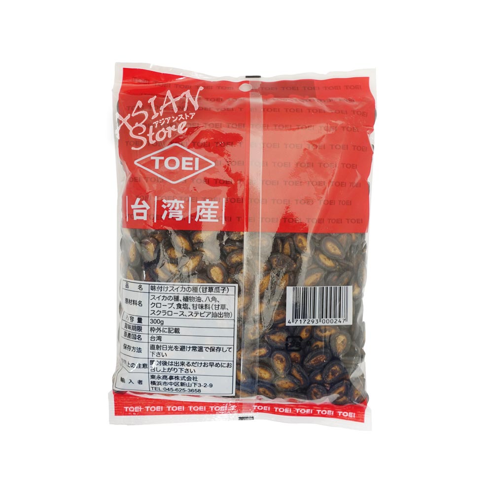 TOEI スイカの種 300g 常温便】味付けスイカの種（カンゾウ）/台湾甘草瓜子300g｜台湾菓子