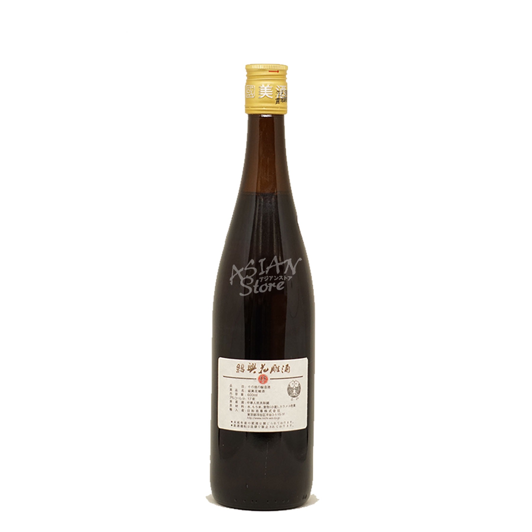 常温便】【紹興酒】関帝15年陳年紹興酒600ml/17度｜【中国】紹興酒