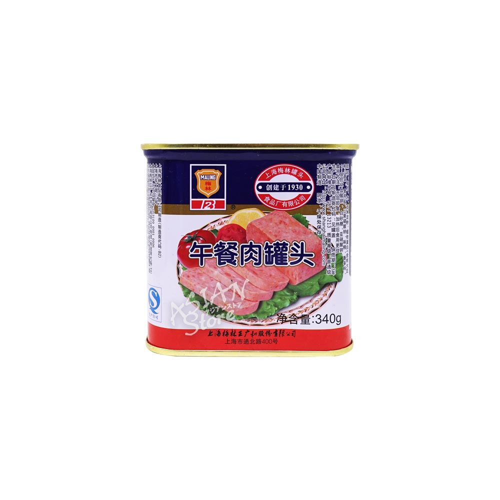 常温便】ポークランチョンミート/梅林 原味午餐肉 340g｜缶詰・瓶詰