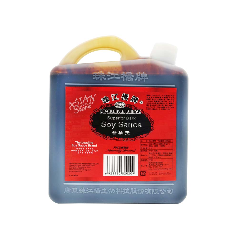 常温便】珠江橋牌中国醤油（たまり醤油）/珠江橋牌老抽王 1.8L｜ソース