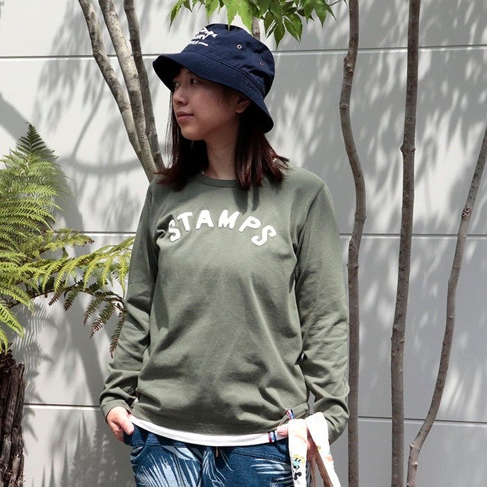 STAMPS 切り文字 長袖Tシャツ|トップス|Asrabbit