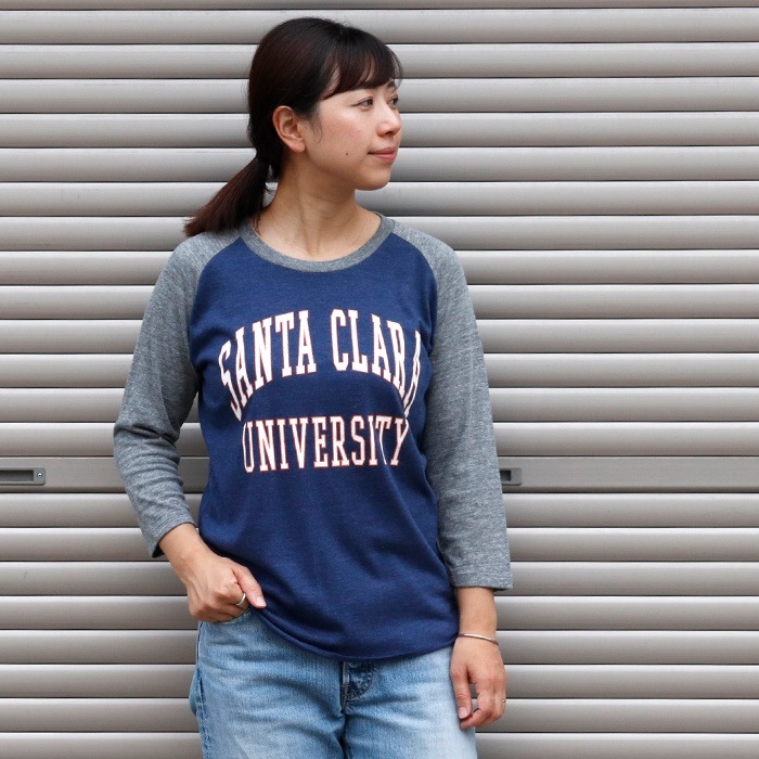 SANTA CLARA プリント 7分袖 Tシャツ|トップス|Asrabbit