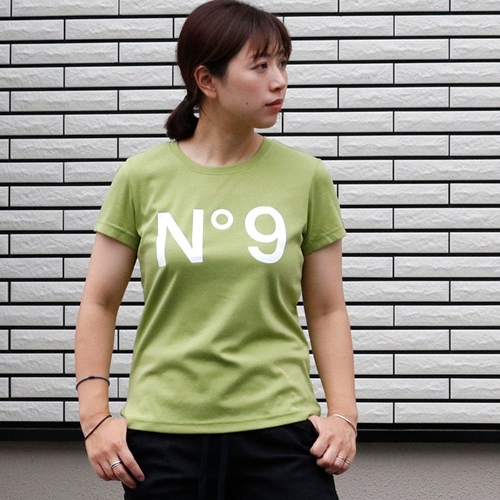 NO9 プリント フライス 半袖Tシャツ|トップス|Asrabbit