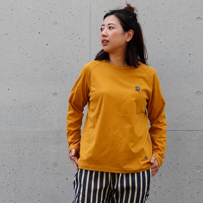 Rワッペン ラグランスリーブ 長袖Tシャツ|トップス|Asrabbit