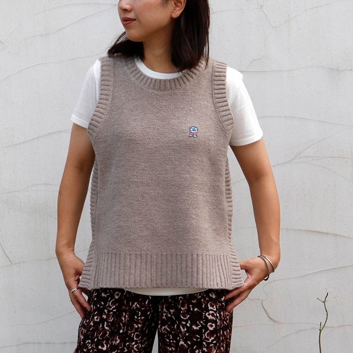 Rワッペン ニットベスト|トップス|Asrabbit