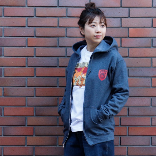 【再値下げ】 HERMOSA プリント 裏起毛 ZIP パーカー|トップス|Asrabbit