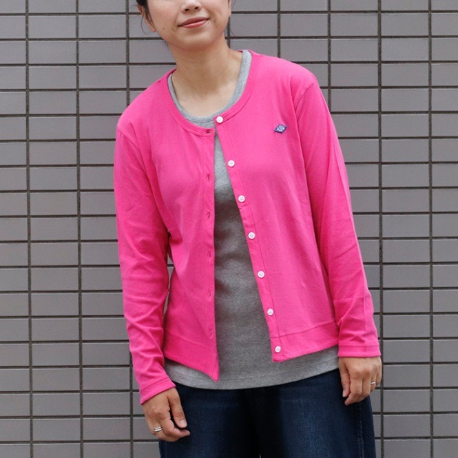 ASRミニワッペン ガーゼ天竺 カーディガン|トップス|Asrabbit