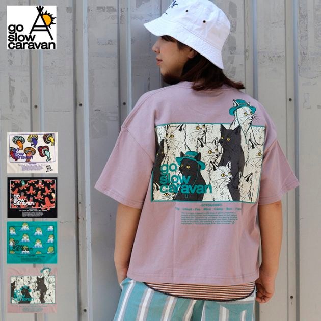 go slow caravan | USA/CLOGOХåץȥߥɥTEE (WOMENS)