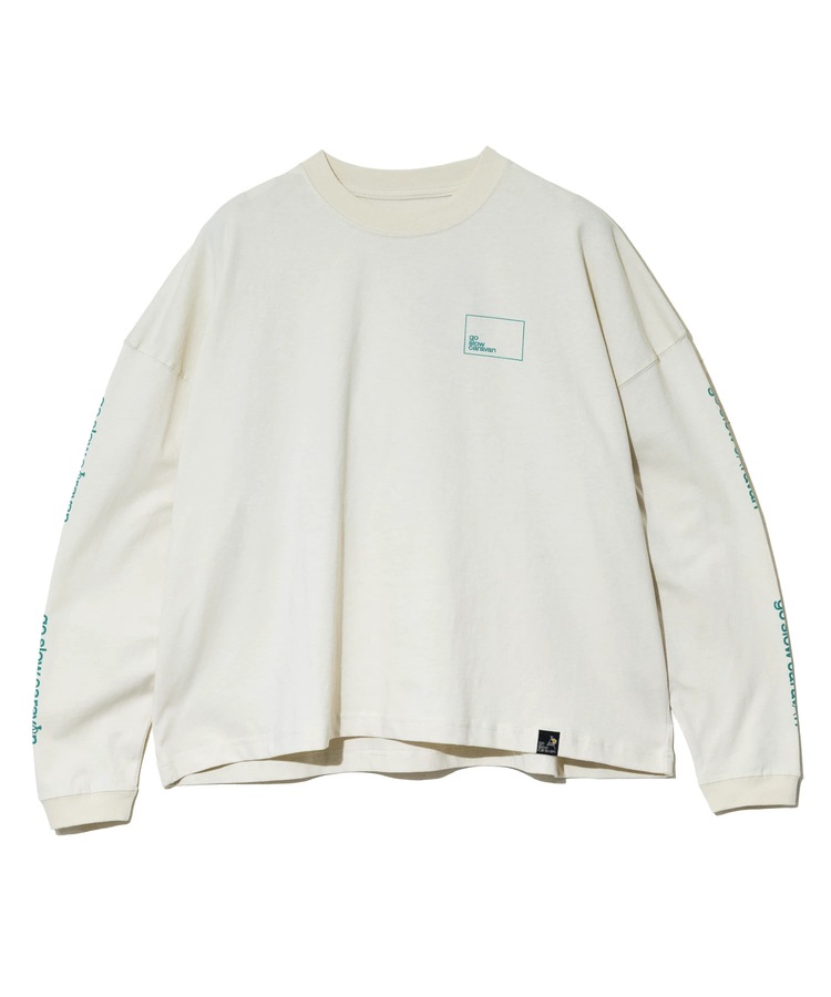 go slow caravan | USA/C ��������LOGO�Хå��ץ��ȥߥɥ�TEE (WOMENS) 25AW