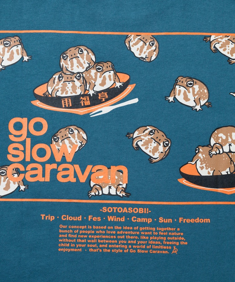 go slow caravan | USA/C ��������LOGO�Хå��ץ��ȥߥɥ�TEE (WOMENS) 25AW