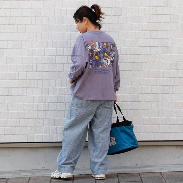 go slow caravan | USA/C ��������LOGO�Хå��ץ��ȥߥɥ�TEE (WOMENS) 25AW