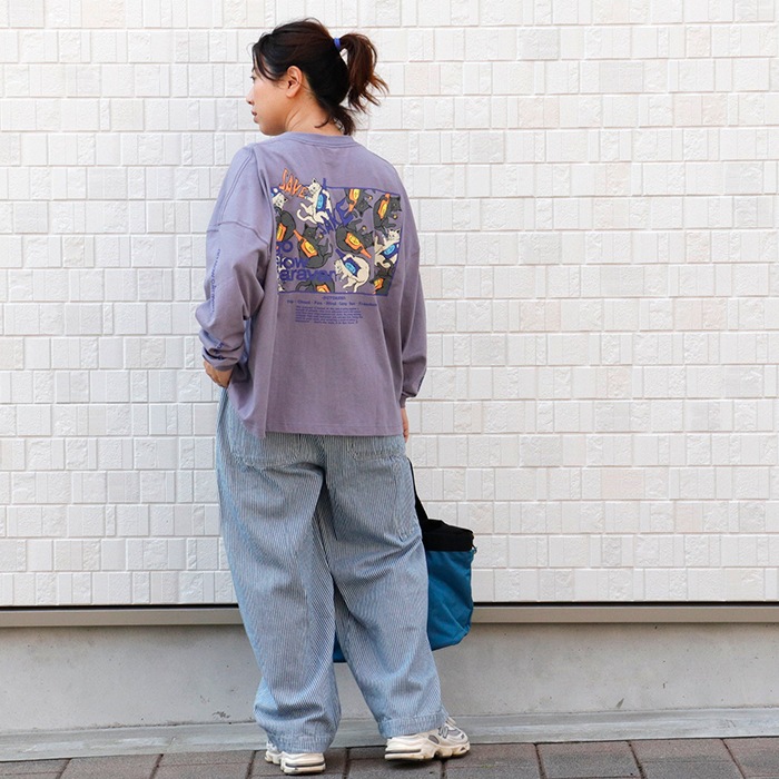 go slow caravan | USA/C ��������LOGO�Хå��ץ��ȥߥɥ�TEE (WOMENS) 25AW