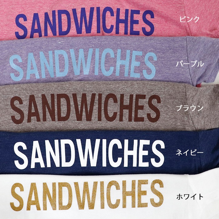[���㤤��] SANDWICHES �ץ��� �ȥ饤�֥��� Ⱦµ T�����