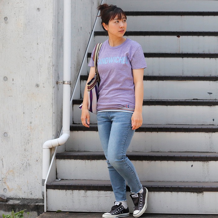 [���㤤��] SANDWICHES �ץ��� �ȥ饤�֥��� Ⱦµ T�����