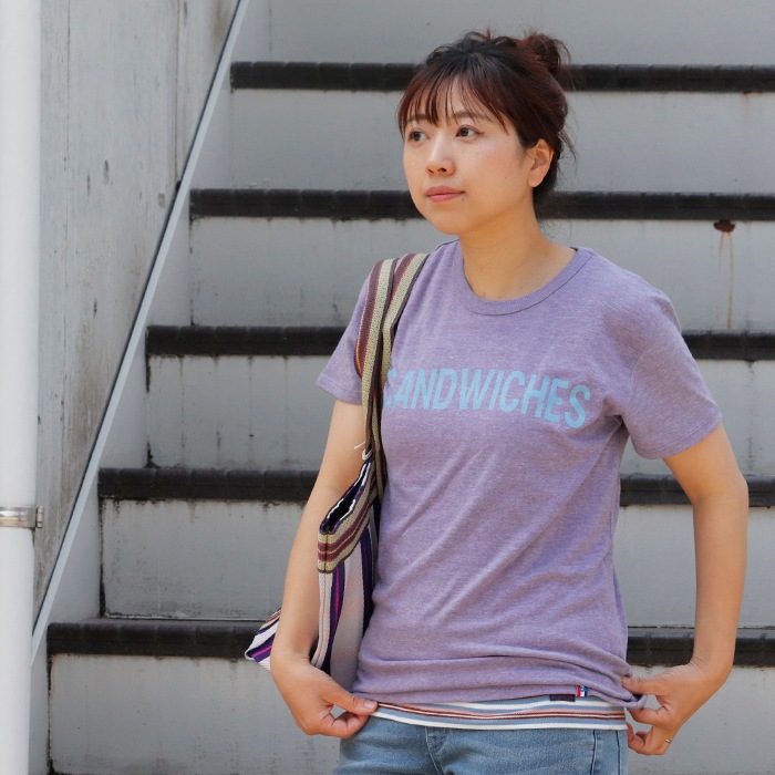 [���㤤��] SANDWICHES �ץ��� �ȥ饤�֥��� Ⱦµ T�����