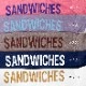 [���㤤��] SANDWICHES �ץ��� �ȥ饤�֥��� Ⱦµ T�����