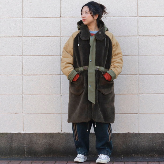 バラさま　エーズラビット　gentil リバーシブルネイビーコート バラさま エーズラビット gentil リバーシブルネイビーコート - メルカリ