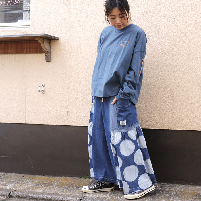 go slow caravan | USA/C ��������LOGO�Хå��ץ��ȥߥɥ�TEE (WOMENS)