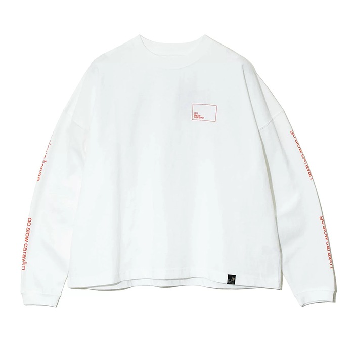 go slow caravan | USA/C ��������LOGO�Хå��ץ��ȥߥɥ�TEE (WOMENS)