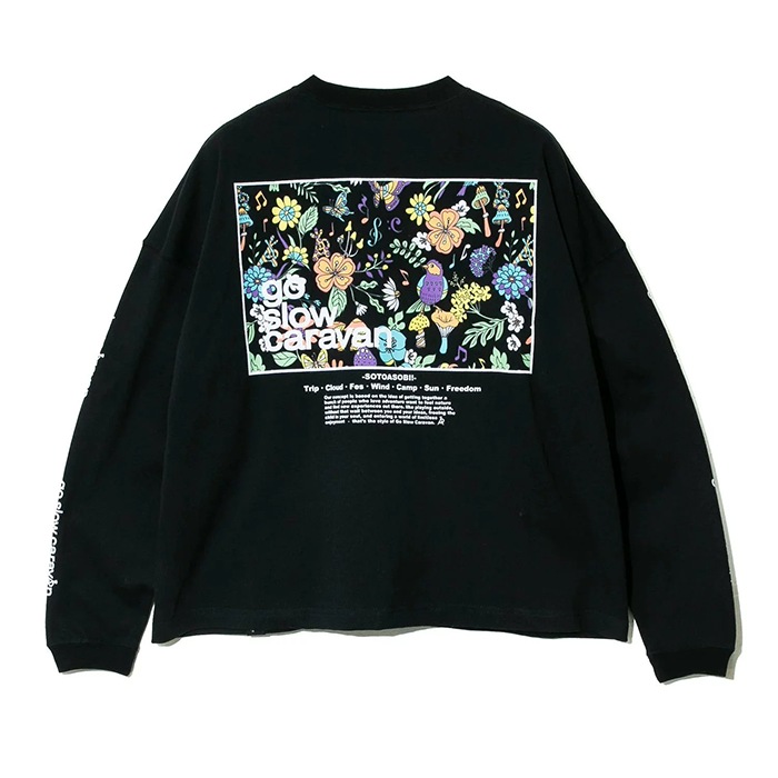 go slow caravan | USA/C ��������LOGO�Хå��ץ��ȥߥɥ�TEE (WOMENS)