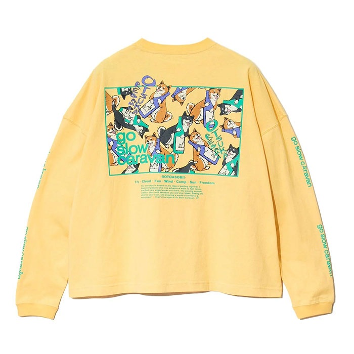 go slow caravan | USA/C ��������LOGO�Хå��ץ��ȥߥɥ�TEE (WOMENS)