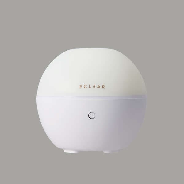 コンパクト加湿器＆アロマディフューザーECLEAR MIST SPHERE 丸