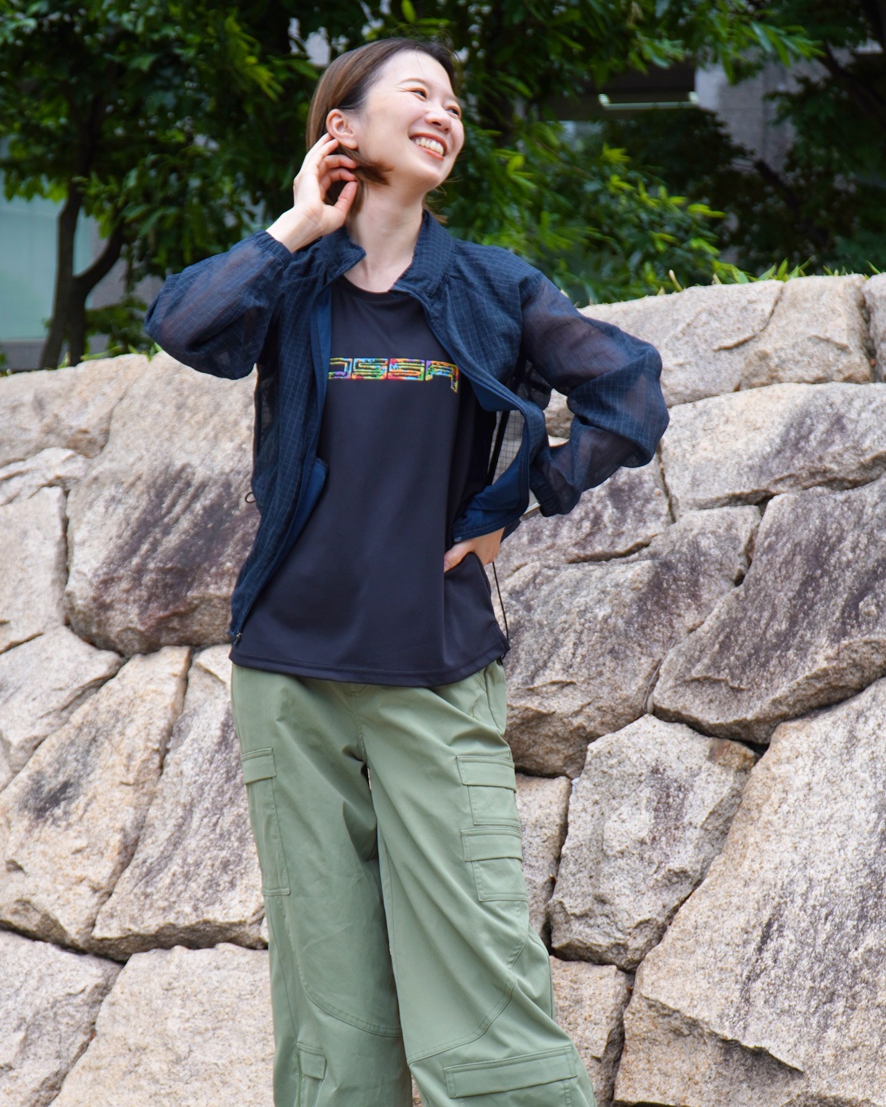 MOSSA共通0339) OEM ウィメンズノースリーブ