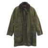 バブアー 80s 2ワラント ボーダー ハンティング オイルコーティング ミリタリージャケット カーキ系 Barbour メンズ 【R221119】 古着|ミリタリージャケット|アウター