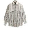 RRL 90s 初期黒タグ 三ツ星 チェック 長袖 シャツ M グレー系 ダブルアールエル メンズ 【R221208】 古着|長袖シャツ|トップス