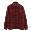 RRL 黒タグ 一ツ星 チェック柄 長袖 シャツ S 赤×黒 ダブルアールエル メンズ 【220827】 古着|長袖シャツ|トップス