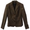 バナナリパブリック テーラードジャケット 4 ブラウン BANANA REPUBLIC レディース 【230311】 古着|テーラー・ブレザー|アウター