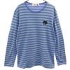 ニャー Ne-net ボーダー柄 長袖 Tシャツ 3 ブルー系 にゃー レディース 古着 230315|長袖・その他袖丈Tシャツ|トップス