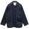 ヤエカ ライクウェア ショールカラー デニムユーティリティージャケット SMALL 34 ネイビー YAECA LIKE WEAR カバーオール レディース 【230405】 古着|デニムジャケット|