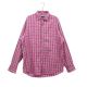 ポロラルフローレン チェック 長袖 シャツ L ピンク系 POLO RALPH LAUREN レギュラーカラー メンズ 古着 230722 【PD】|長袖シャツ|トップス