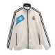 アディダス レアル・マドリー ウインドブレーカー ジャケット 160 白×紺×青 adidas 裏メッシュ素材 キッズ 【230820】 古着|ナイロンジャケット|アウター
