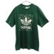アディダス トレフォイルロゴプリント 半袖 Tシャツ M グリーン adidas メンズ 【230827】 古着 メール便可|半袖Tシャツ|トップス