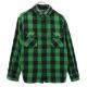 ポロバイラルフローレン 90s オールド チェック 長袖 シャツ M グリーン系 Polo by Ralph Lauren メンズ 【230925】 古着 【PD】|長袖シャツ|トップス