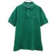 ラコステ 半袖 ポロシャツ 4 グリーン LACOSTE ワンポイント 鹿の子 メンズ 【230926】 古着 メール便可 【PD】|半袖ポロ・ラガーシャツ|トップス