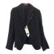 ヨウジヤマモト リネン混 ジャケット ブラック系 Yohji Yamamoto レディース 古着 【231104】|その他ジャケット|アウター