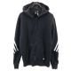 アディダス 長袖 スウェット ジップパーカー L ブラック adidas メンズ 古着 【240107】|トレーナー|トップス