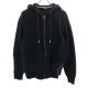 ディーゼル 長袖 フード パッチワーク ニット Ｌ ブラック系 DIESEL セーター メンズ 古着 【240128】|ニット・セーター|トップス