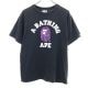 ベイプ プリント 半袖 Tシャツ M ブラック系 BAPE A BATHING APE メンズ 古着 【240401】 メール便可|半袖Tシャツ|トップス