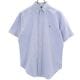 ラルフローレン 90s オールド ストライプ 半袖 ボタンダウンシャツ S ブルー系 RALPH LAUREN メンズ 古着 【240414】|半袖シャツ|トップス