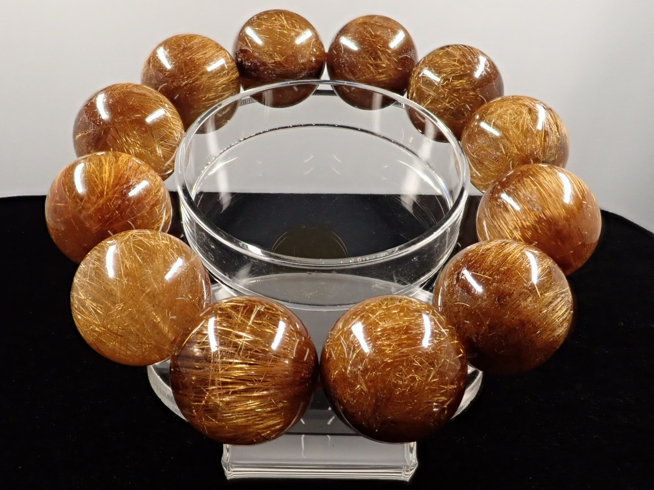 宝石質 大玉15mm ラリマーのデザインブレスレット（チャーム付き